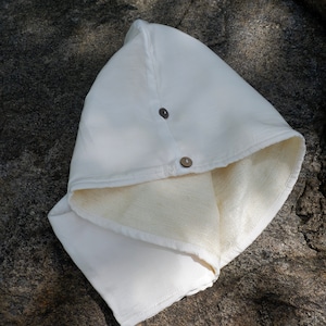 Pure Raw Silk Hair Towel Wrap 2021/Lightweight White Hair Turban Towel/Quickly Dry Hair/Easy Hair Style/Hair Care Beauty
