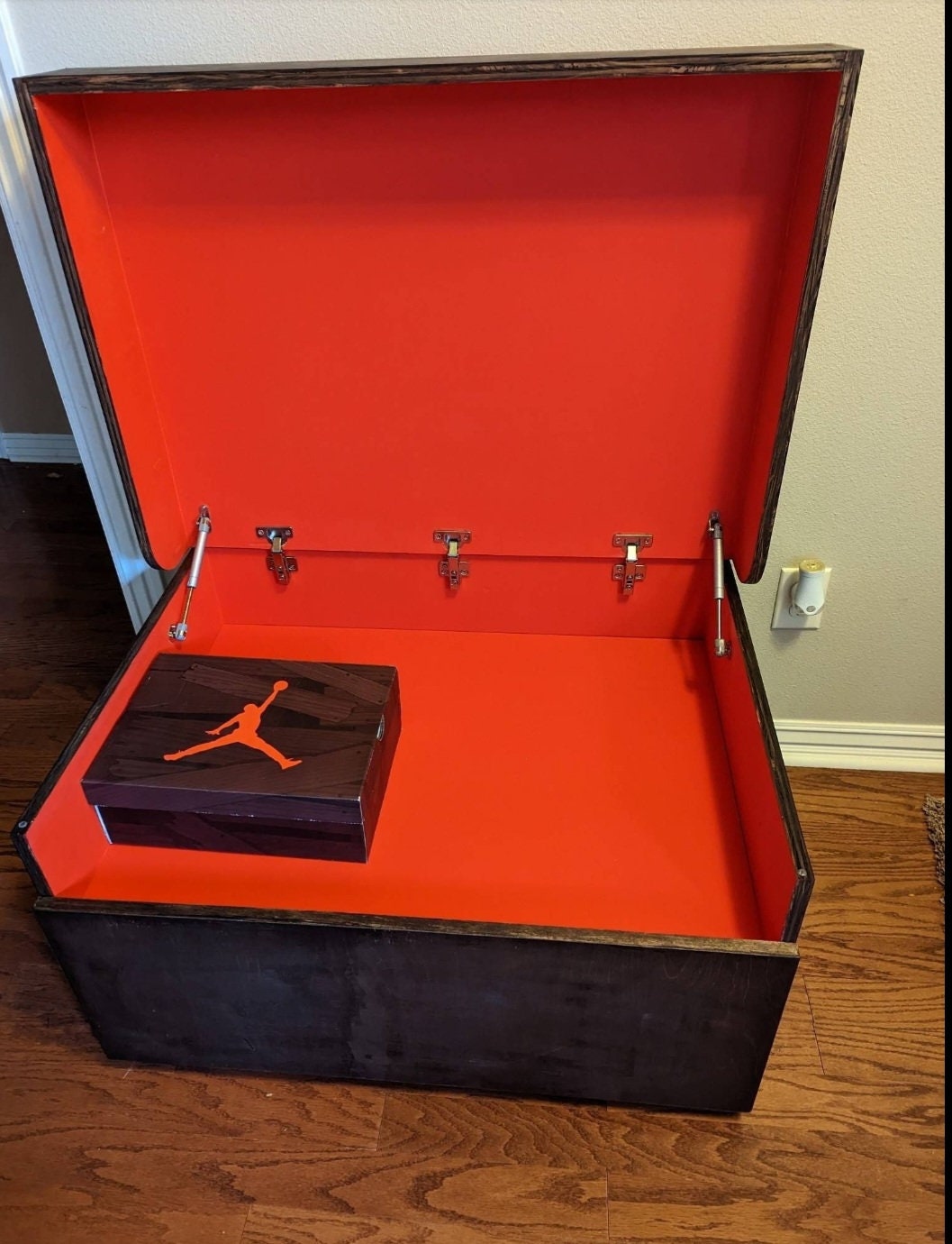 Jordan shoe store box storage chest