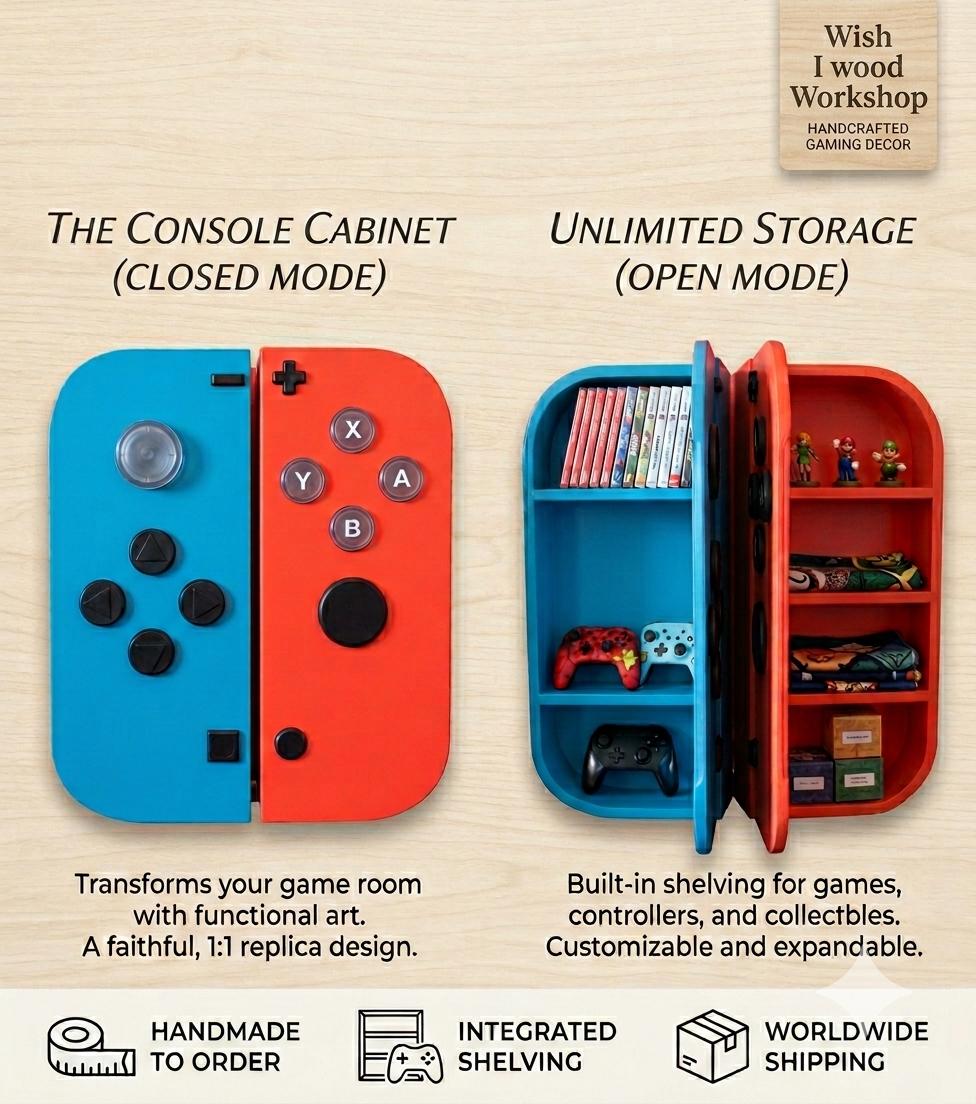 Nintendo Switch TV Cabinet - Etsy