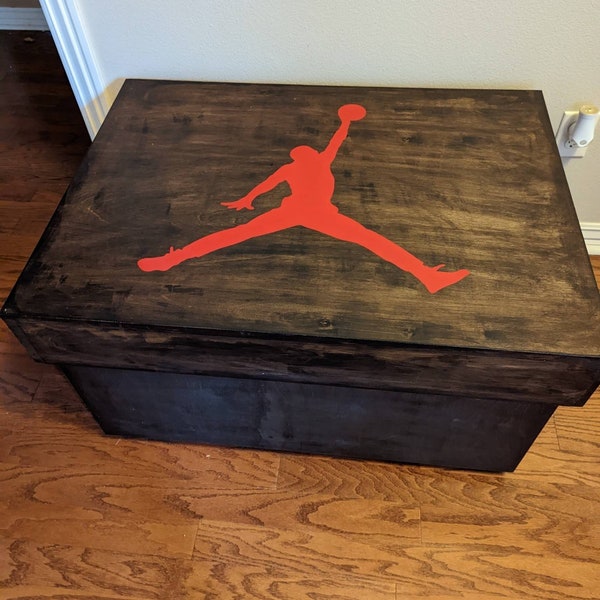 air jordan wooden shoe box