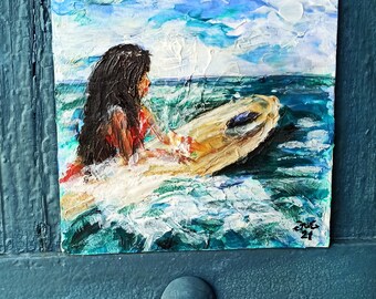 Naked Surfer Art - Etsy