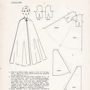 Pattern Design 1950s Original instructions image 9