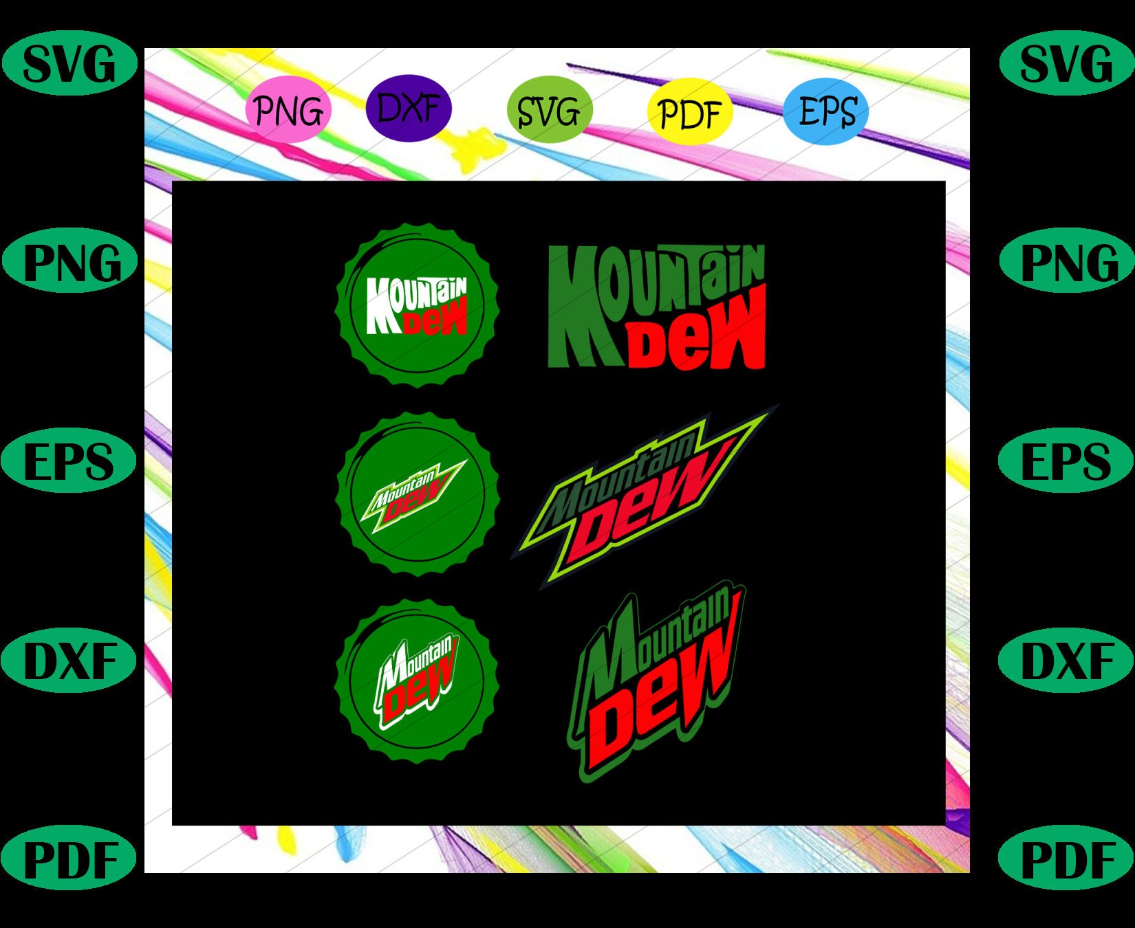 Free Free 172 Mountain Dew Can Svg SVG PNG EPS DXF File