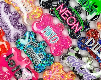 Custom Pet ID Tag: Personalized Handmade Dog Cat Tag