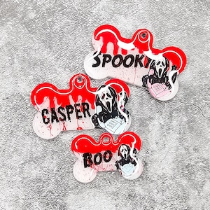 Halloween Scream Dog Tag