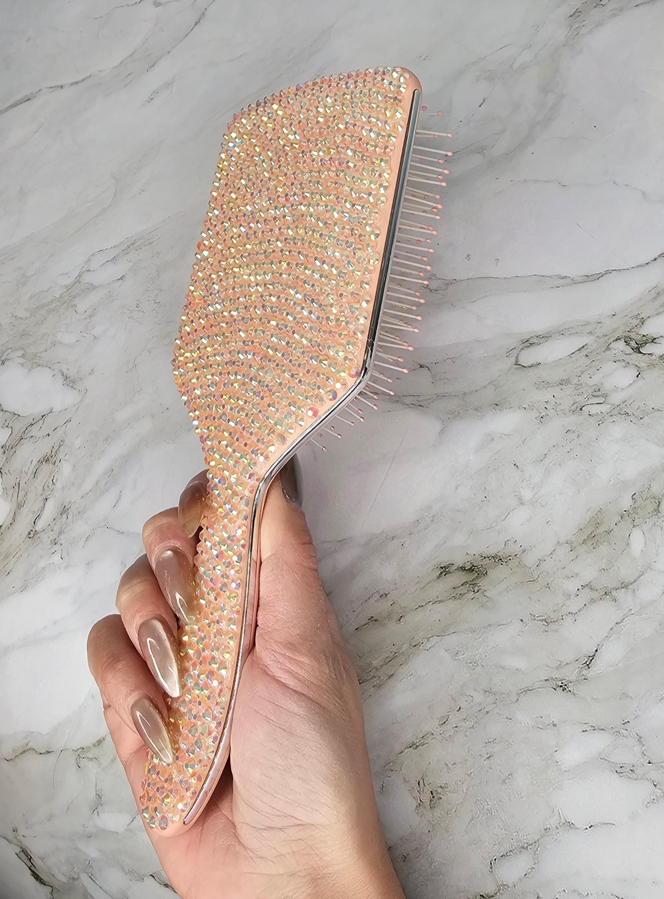 Rhinestone Wet Brush - Etsy Ireland