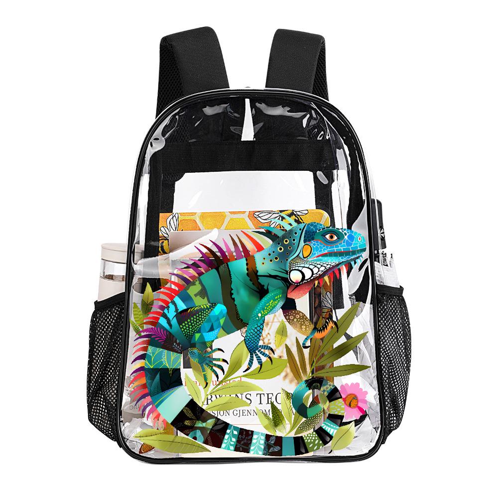 Durchsichtiger Schulrucksack Aus PVC – Transparent, Strapazierfähig Und Wasserdicht Für Schule & Events