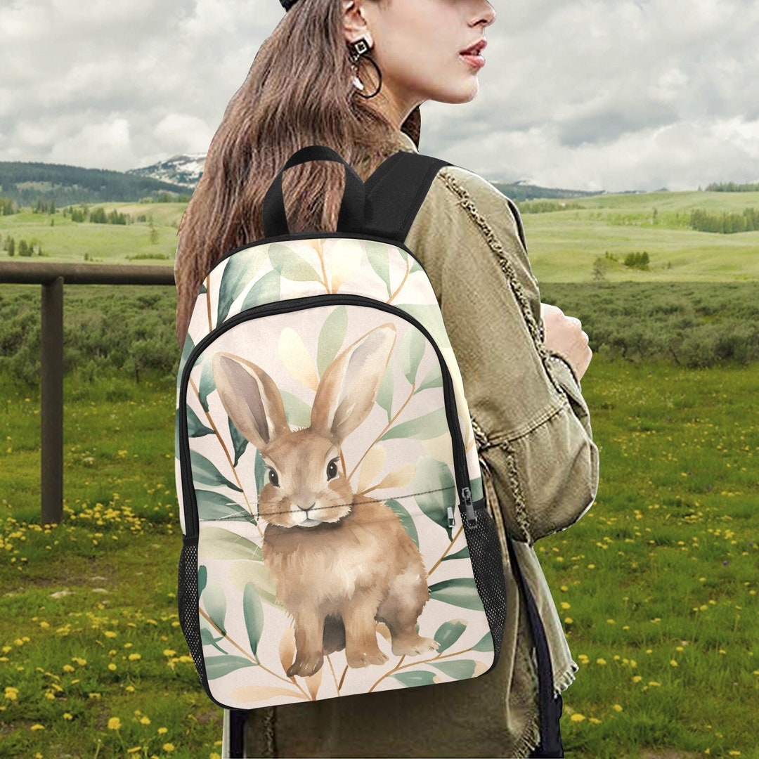 大容量PU LEATHER BACKPACK 【CRY RABBIT】 大容量PU LEATHER BACKPACK 【CRY RABBIT】