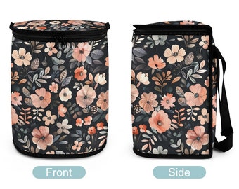 Floral Car Organizer Caddy: Waterproof Travel Tidy, Kids Toy Storage