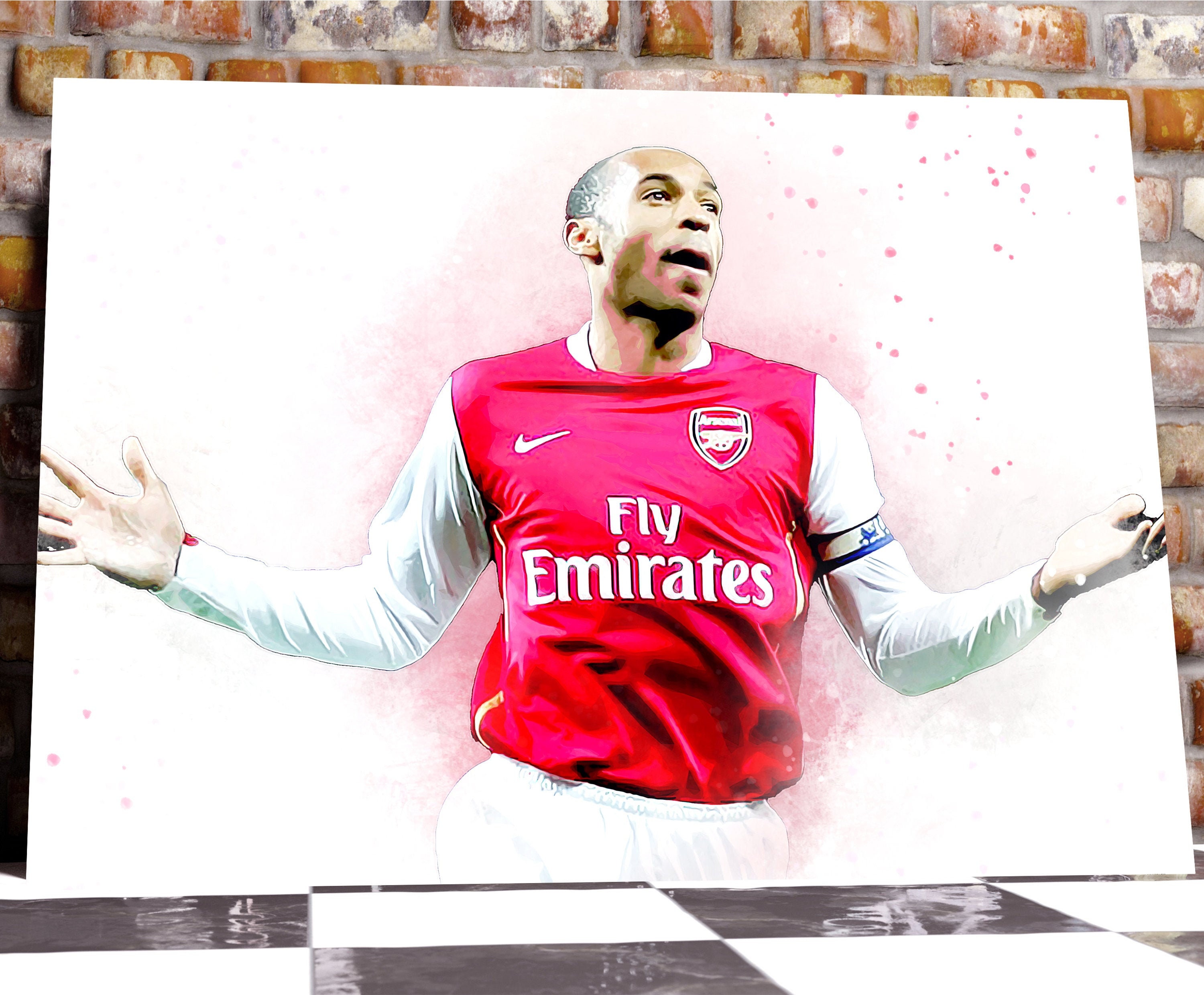 Thierry Henry Classic Celebration Arsenal Iconic Collection | Etsy