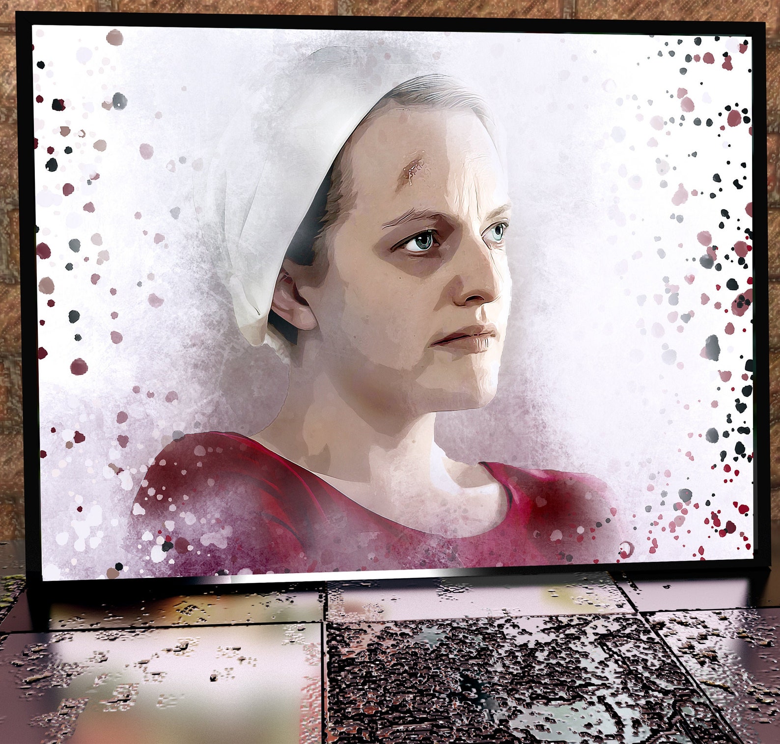 The Handmaid's Tale Elisabeth Moss Wall Art Poster Etsy