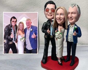 ForeverFig Personalized Bobblehead Figure with 3 People – Unique Family or Friendship Gift