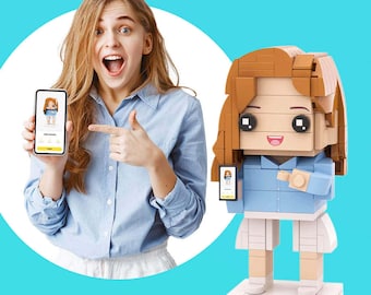 ForeverFig Personalized Brick Figure – Your Individual Brick Figure Based on Photo