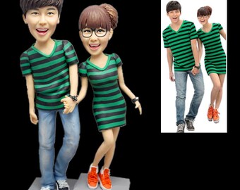 ForeverFig Personalized Bobblehead Figure with 2 People – Unique Couple or Friendship Gift