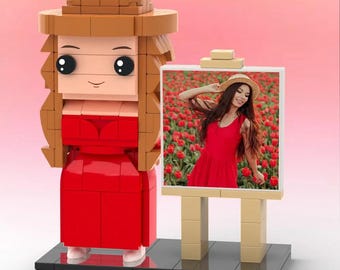 ForeverFig Personalized Brick Figure – Individual Gift as a Brick Figure of Your Choice