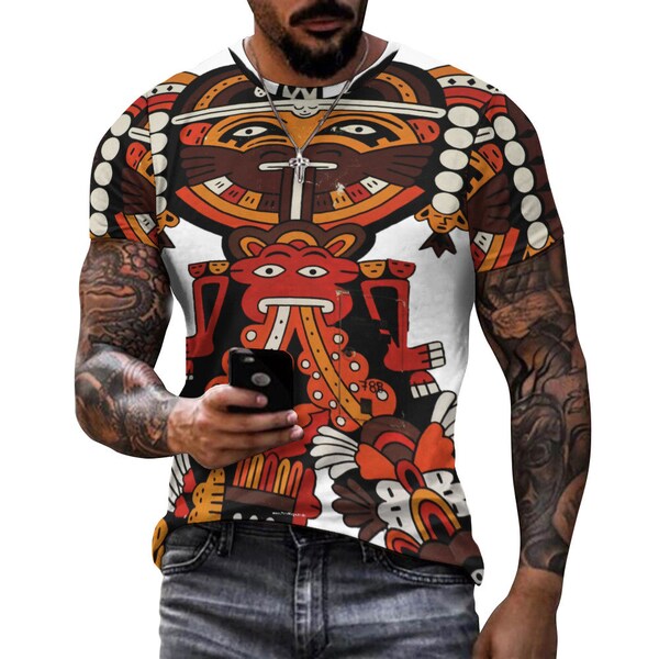 Men's Cotton T-shirt - El arte de inca