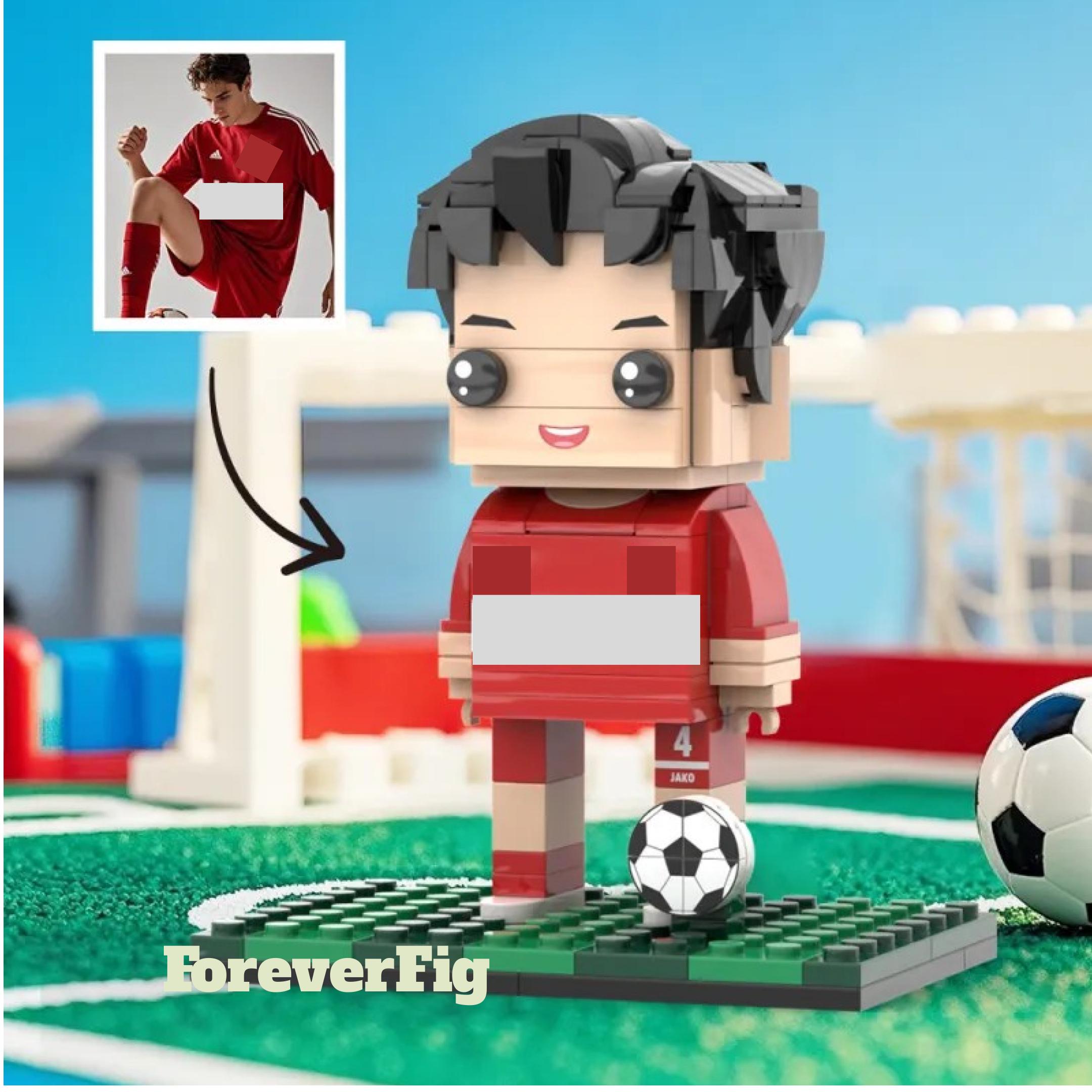 Playmobil 4710 – Les Sportifs – Figurine Joueur De Football Français – Dès 4 Ans – Made In Germany