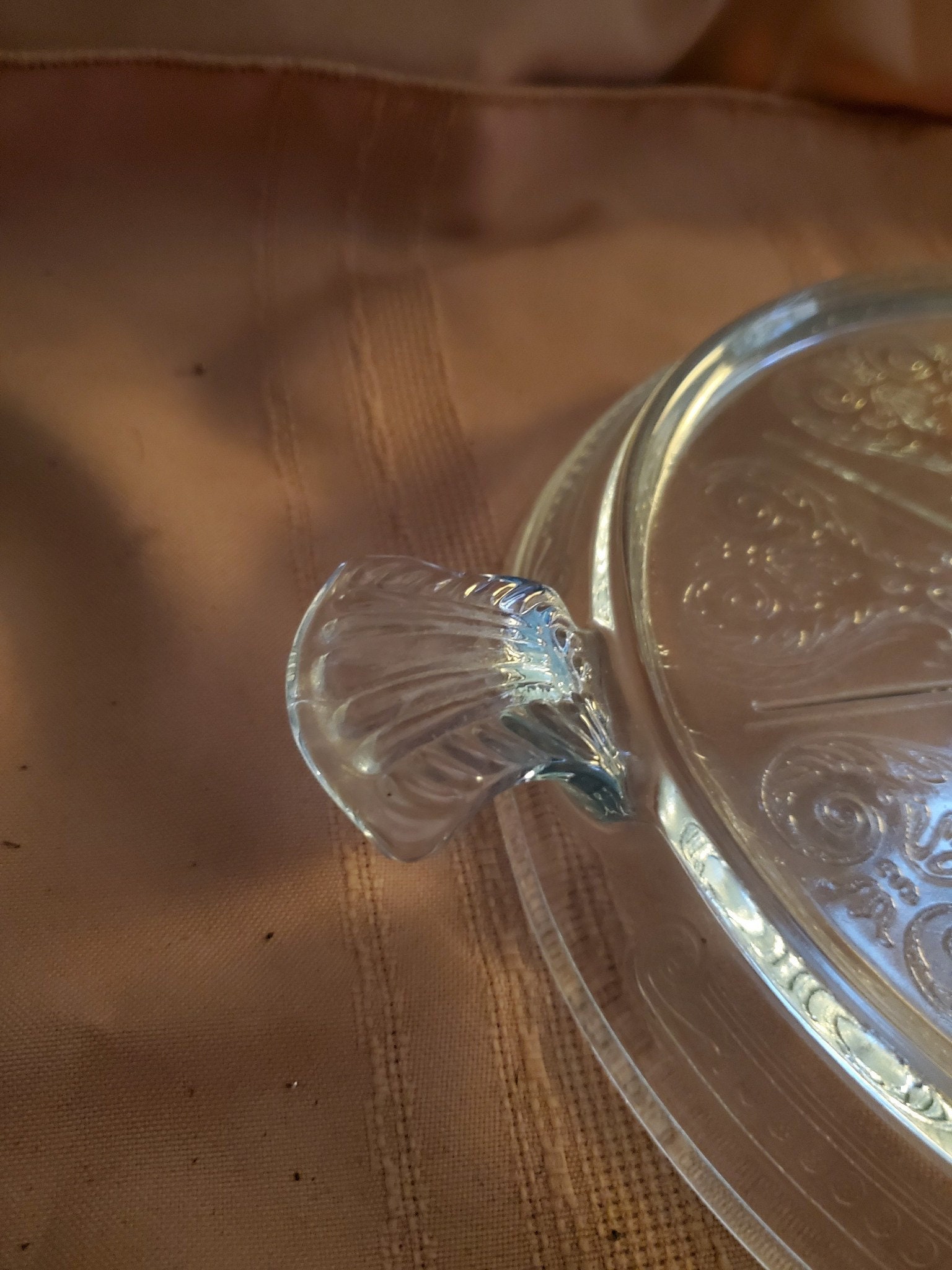 Vintage Anchor Hocking Fire King Oven Glass Blue 2 Handle Etsy