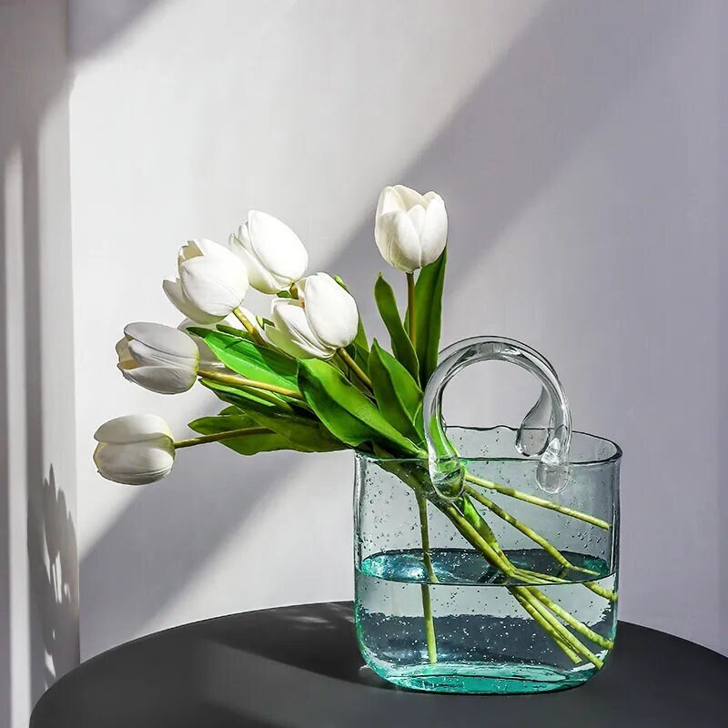 Buy Pink Tote Bag Glass Vase at 20% Retail Off – Staunton and Henry