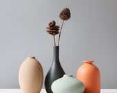 Matte Ceramic Vase, Morandi Modern Vase, Decorative Vase, Ceramic Pottery, Minimal Vase, Table Decoration, Centerpiece, Housewarming Gift