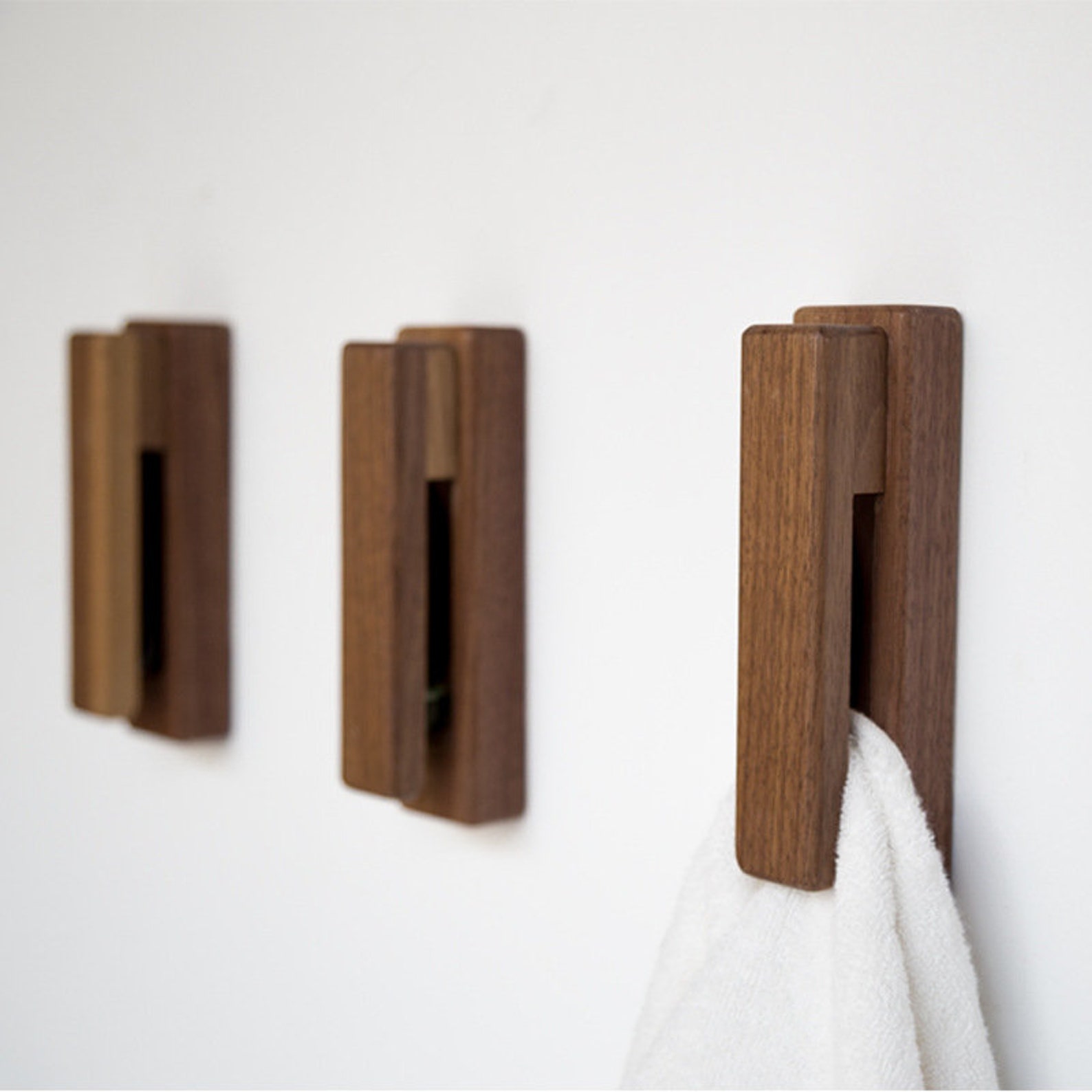 Wooden Towel Rack , Tea Towel Holder, Magic Marble Towel Holder