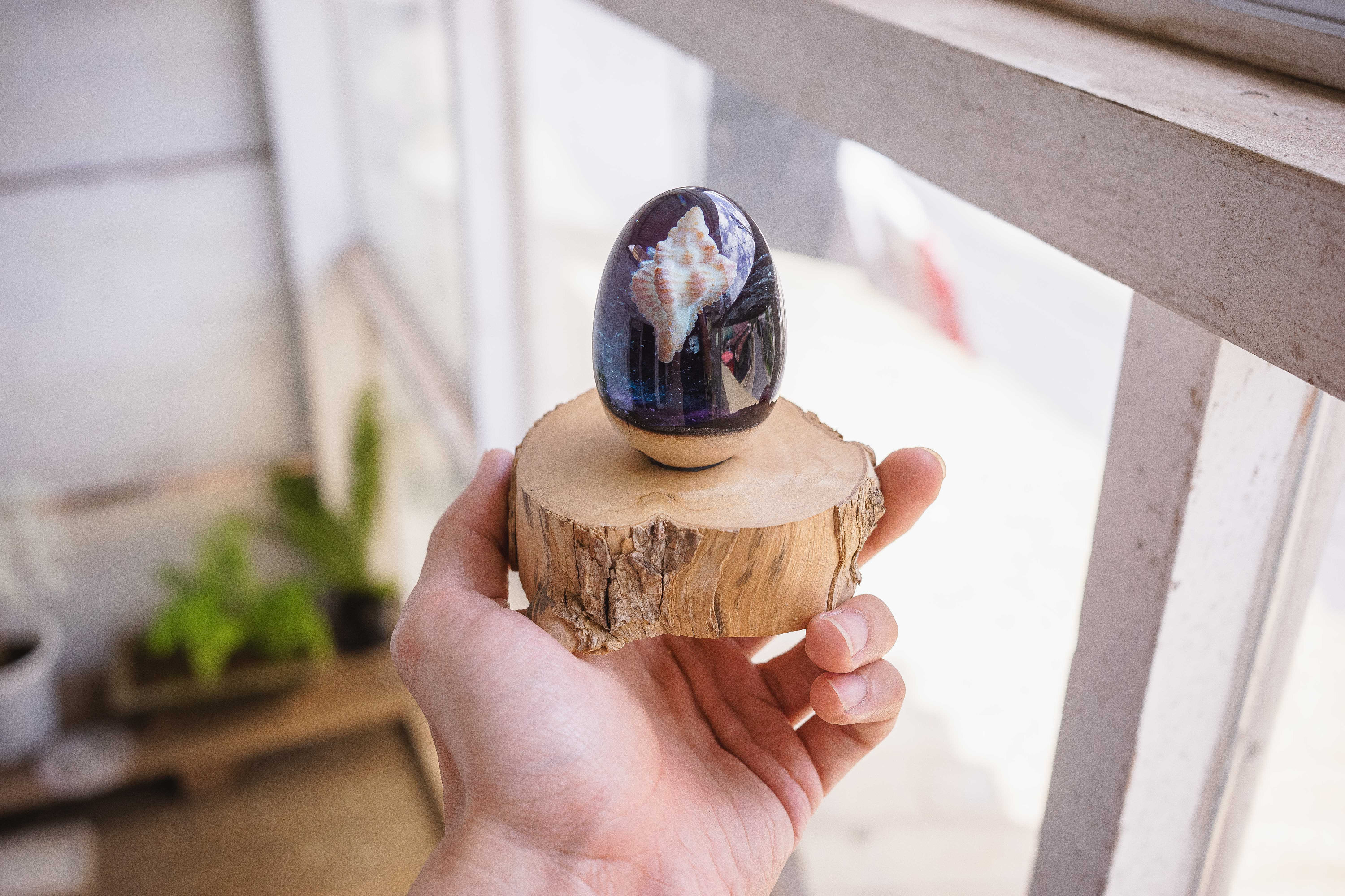 Epoxy Resin Egg Epoxy Dragon Egg Wooden Eggs Resin Etsy