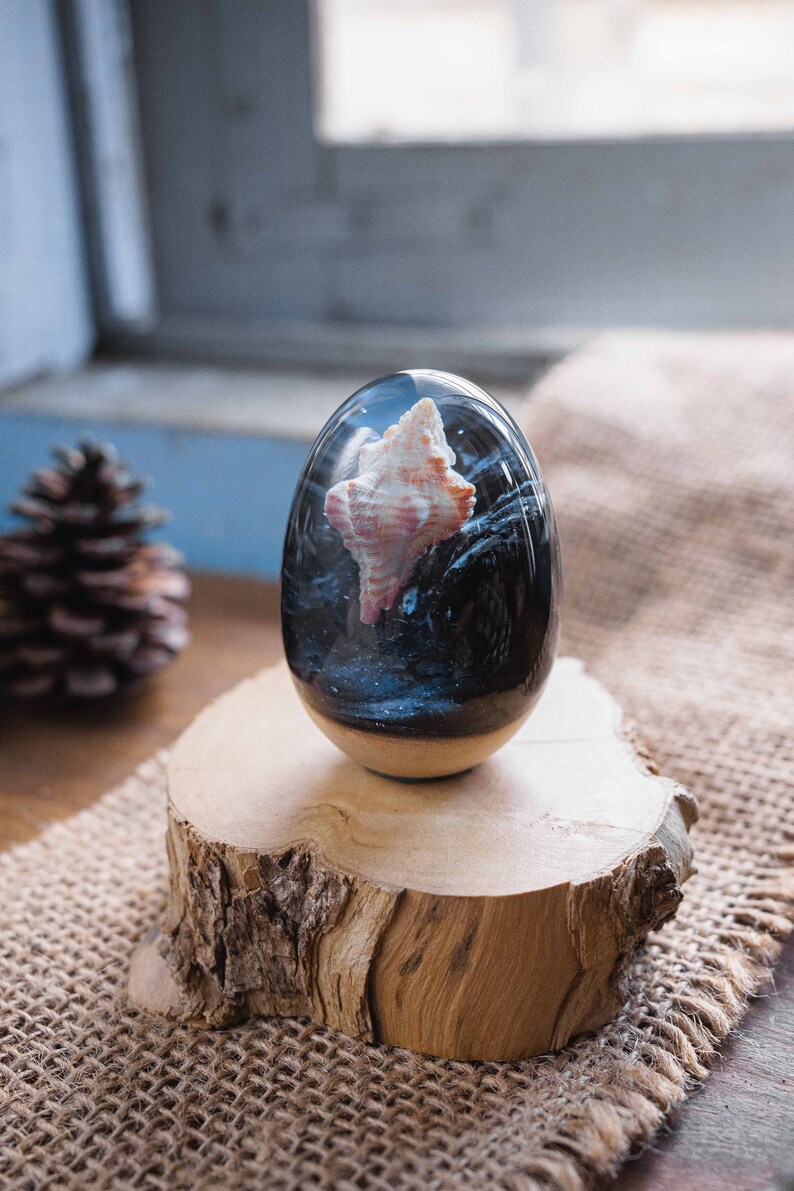 Epoxy Resin Egg Epoxy Dragon Egg Wooden Eggs Resin Etsy