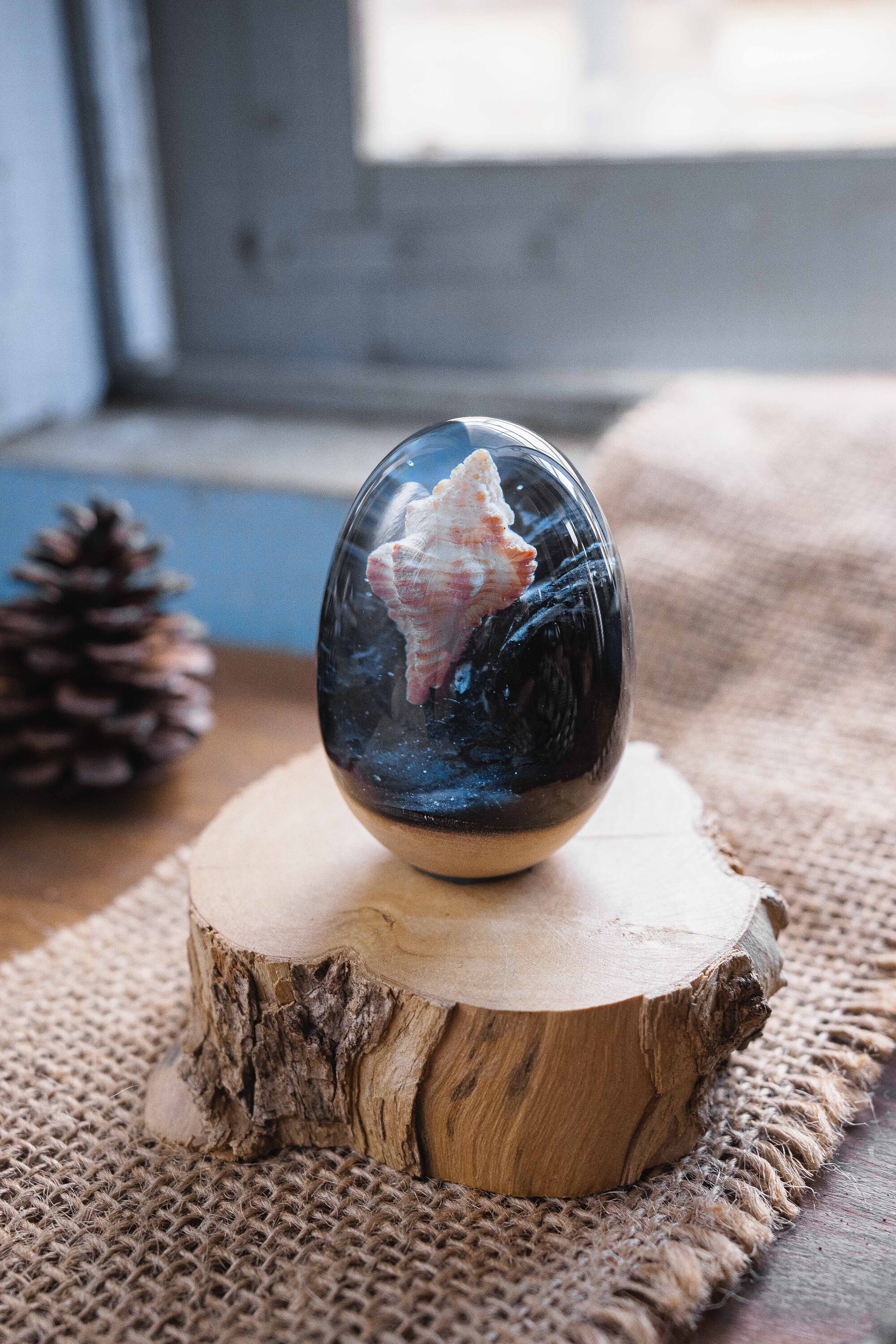 Epoxy Resin Egg Epoxy Dragon Egg Wooden Eggs Resin Etsy