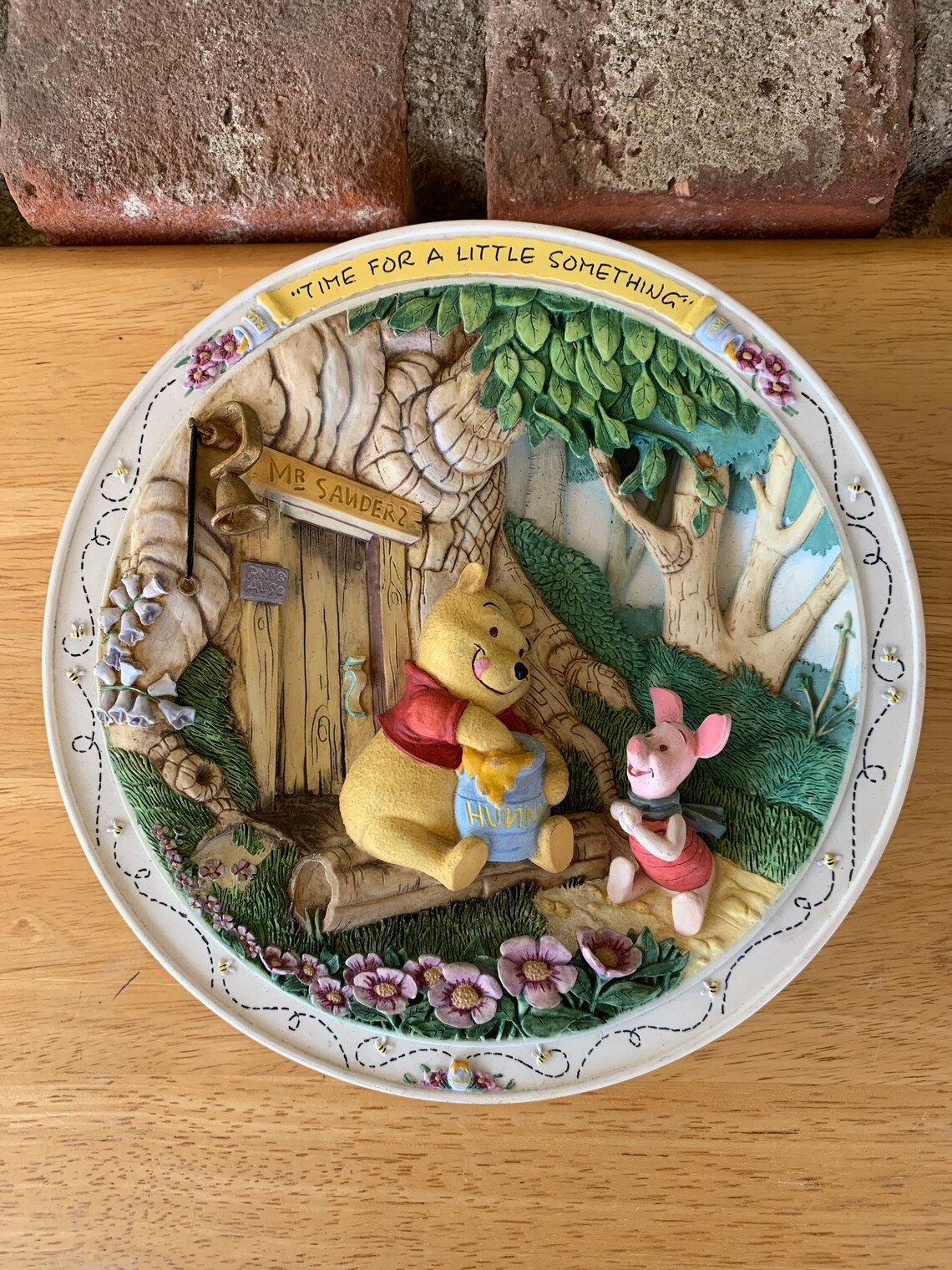 Disney Winnie the Pooh Collector Plate Time for a Little Etsy