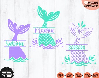 Free Free Mermaid Svg With Name 320 SVG PNG EPS DXF File