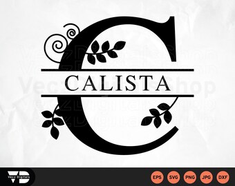 Download Split Letter C Etsy