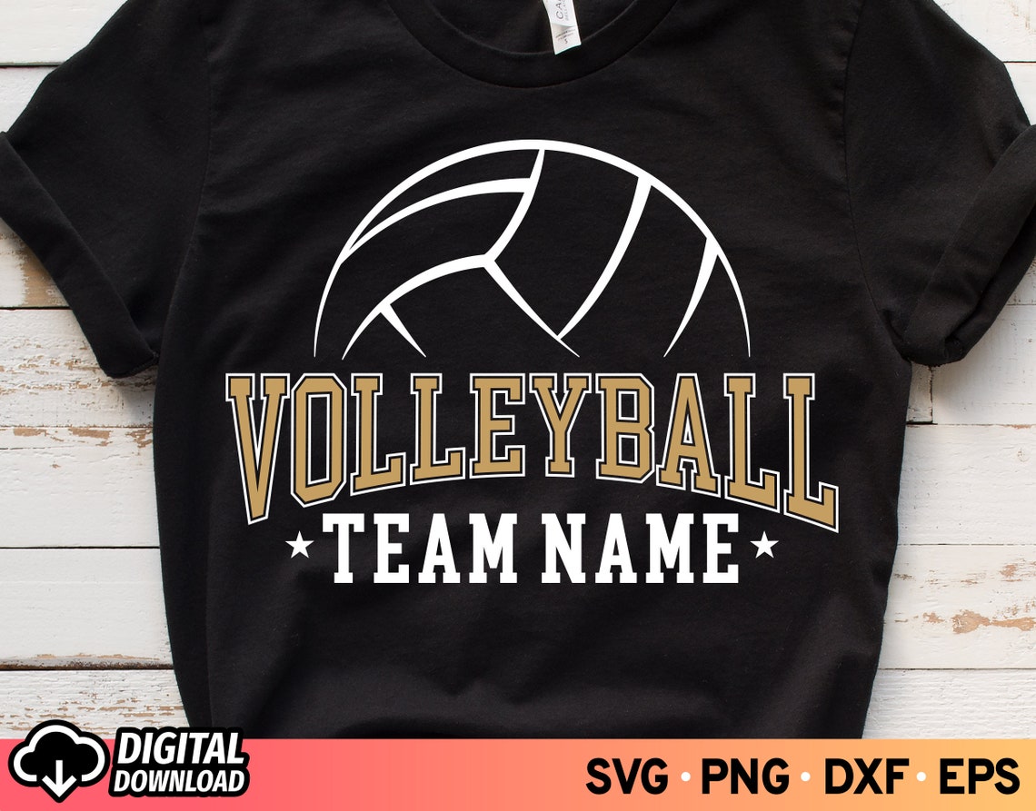 Volleyball Team Name SVG College Volleyball Shirt Svg - Etsy