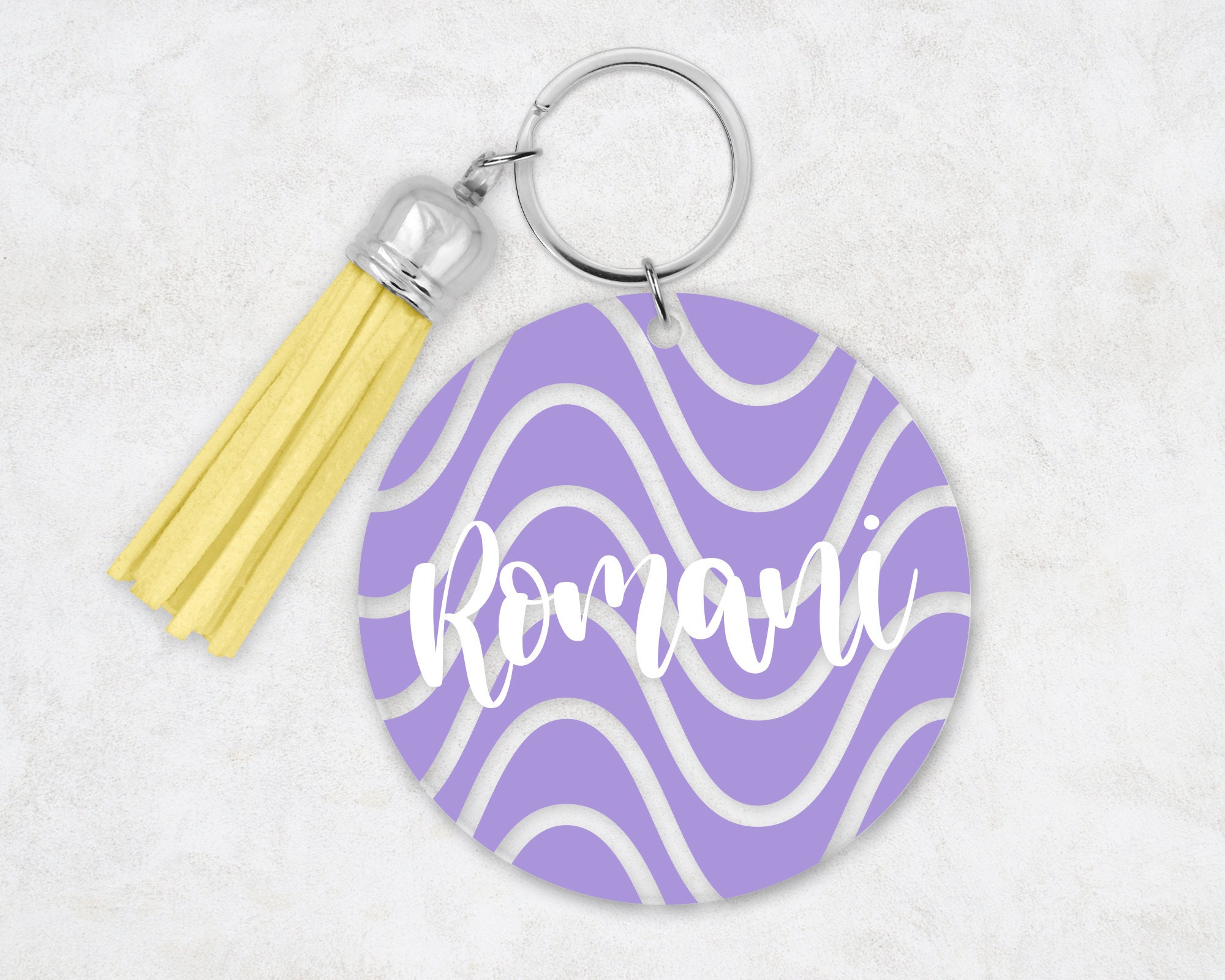 Round Pattern Keychain Svg Round Keychain Bundle Key Fob - Etsy