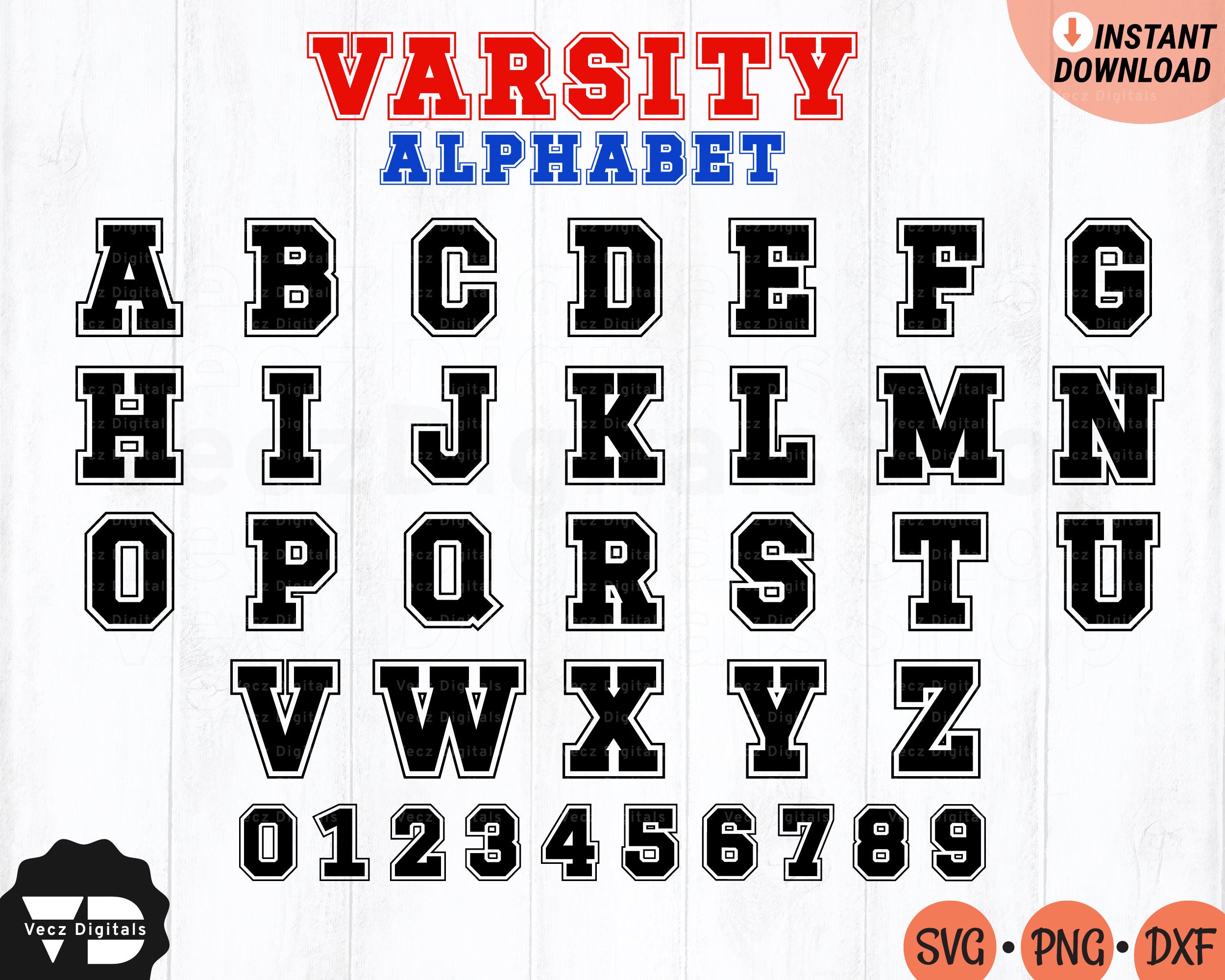 Jersey Letters Font