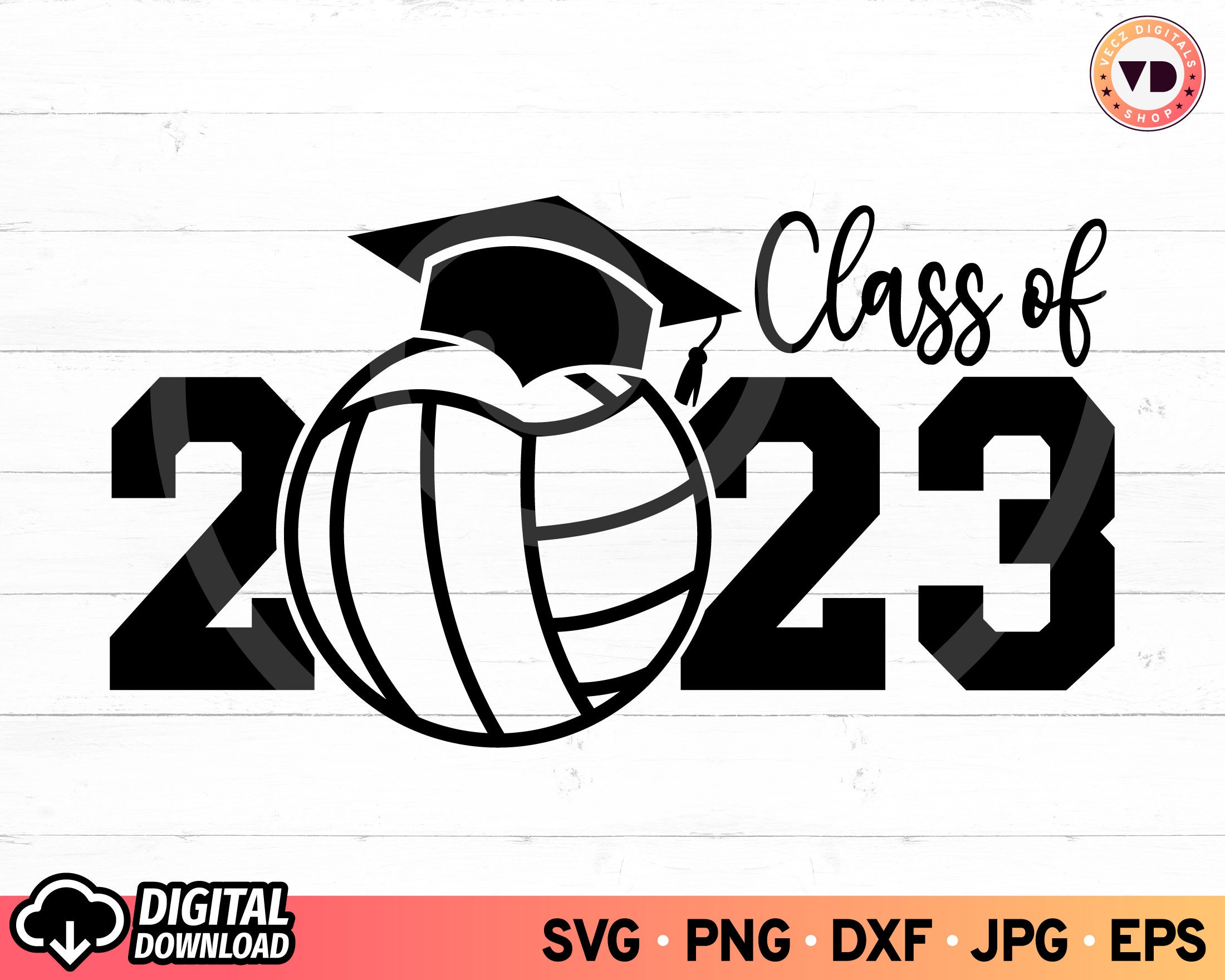 Volleyball Senior 2023 SVG Senior Volleyball Shirt Gift Idea Etsy