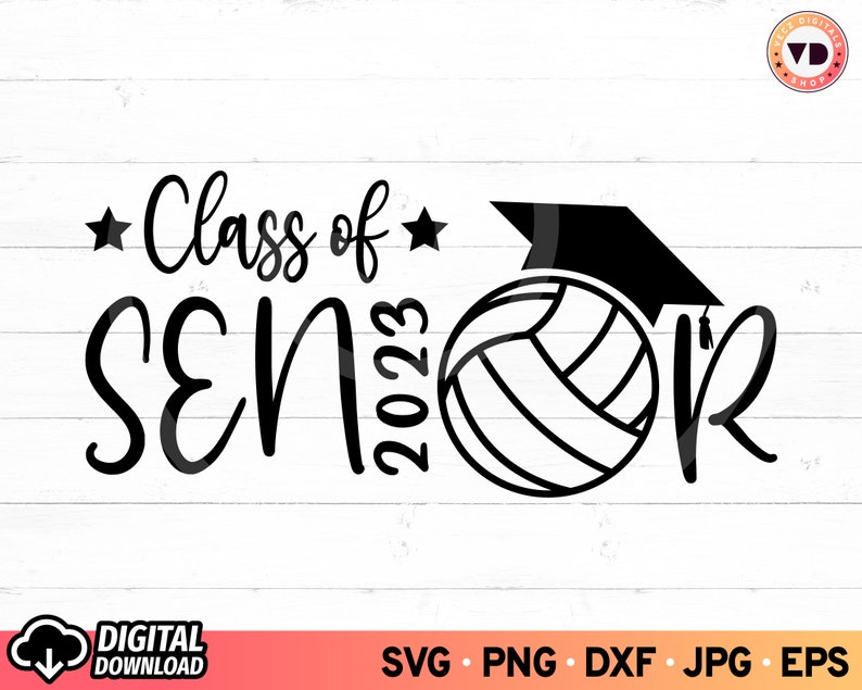 Volleyball Senior 2023 SVG Class of 2023 Volleyball Shirt - Etsy Denmark