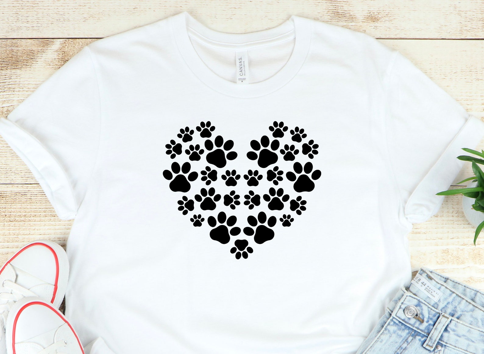 Dog Paw Print Heart Frame SVG Paw Print Heart SVG Paw Print - Etsy