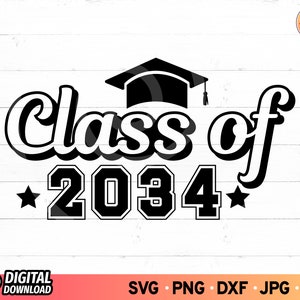 Class of 2034 Grow With Me SVG Preschool Svg Class of 2034 - Etsy
