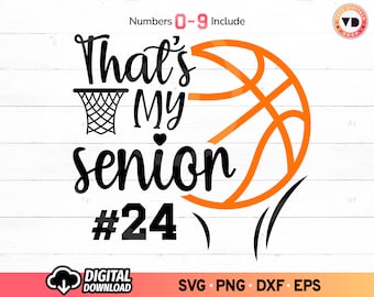 Senior Basketball SVG PNG: Mom Shirt, Graduation 2025 (Digital Download)