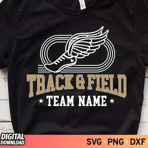 Leichtathletik SVG und PNG, Läufer SVG, Mama Track SVG, Track Wings SVG, Track Team Name SVG, SVG-Dateien für Cricut, digitaler Download