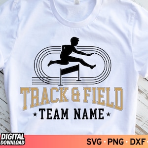 Track and Field Team Name SVG, Running Svg, Track And Field Hurdles, Boy Hurdler Svg, Track Team Name Svg, Track Mom Svg, SVG Files, Png