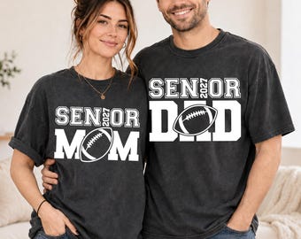 Senior Football Mom Dad 2027 SVG PNG, The Final Quarter Varsity Football Senior Season Cut File for Cricut, Class of 2027 Senior Season Png