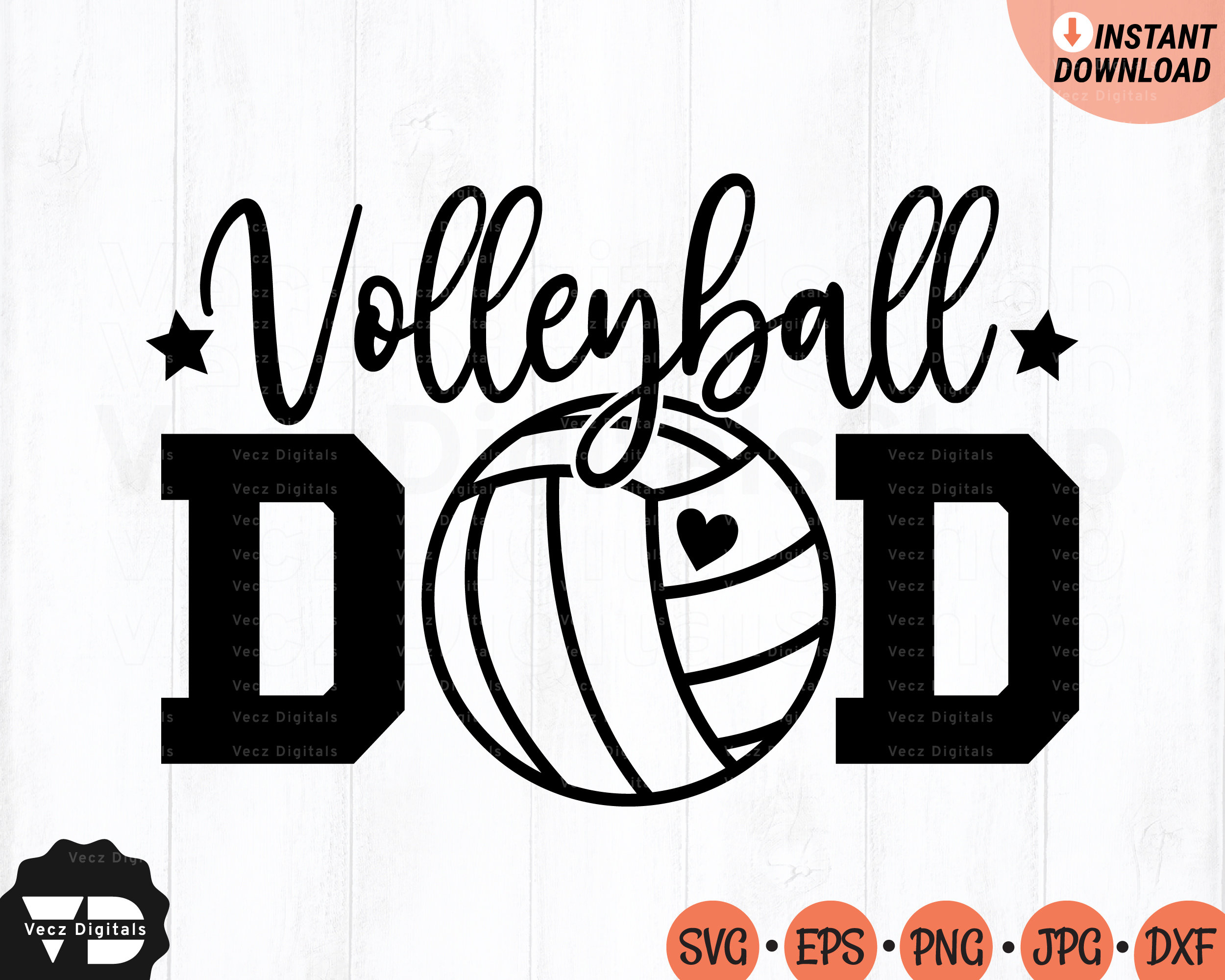 Volleyball Dad SVG Volleyball Cheer Dad Svg Volleyball Dad Etsy