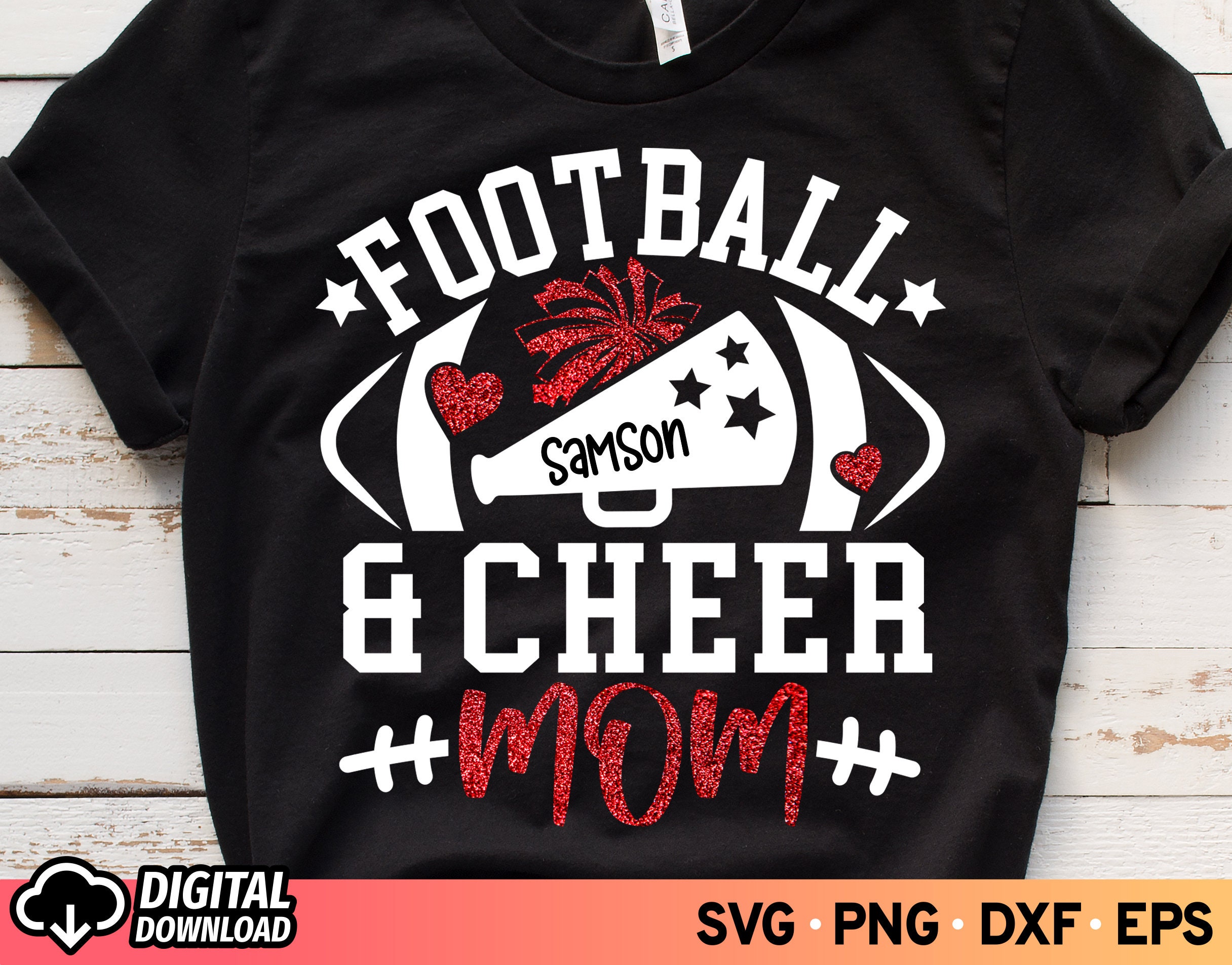 Cheer Mom Shirt Kleding Dameskleding Tops & T-shirts T-shirts 