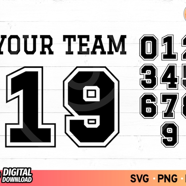 Volleyball Jersey Numbers Etsy