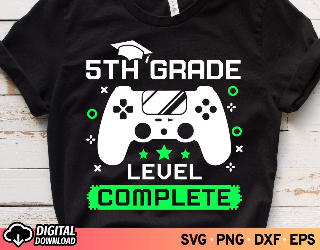 Fifth Grade Level Complete SVG Grade School Svg 5th Grade Shirts Svg 5th-grade-level-complete-svg-grafik-von-funnysvgcrafts-creative-fabrica