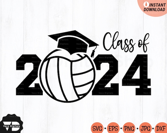 Volleyball Senior 2024 SVG Class of 2024 Senior Volleyball | Etsy