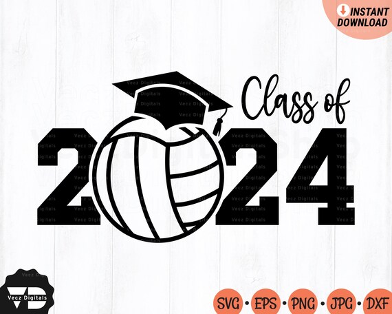 Volleyball Senior 2024 SVG Class of 2024 Senior Volleyball | Etsy