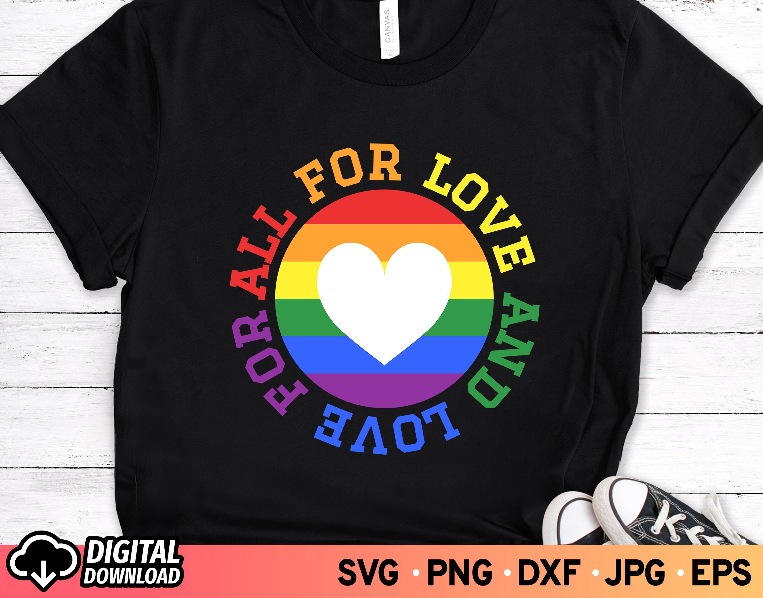 Pride Bundle Svg Happy Pride Month Svg Gay Pride Svg Love - Etsy