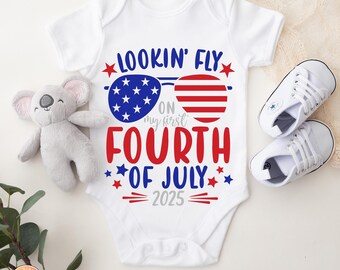 First Fourth of July SVG: Boy Patriotic Design (Digital Download) PNG Sublimation